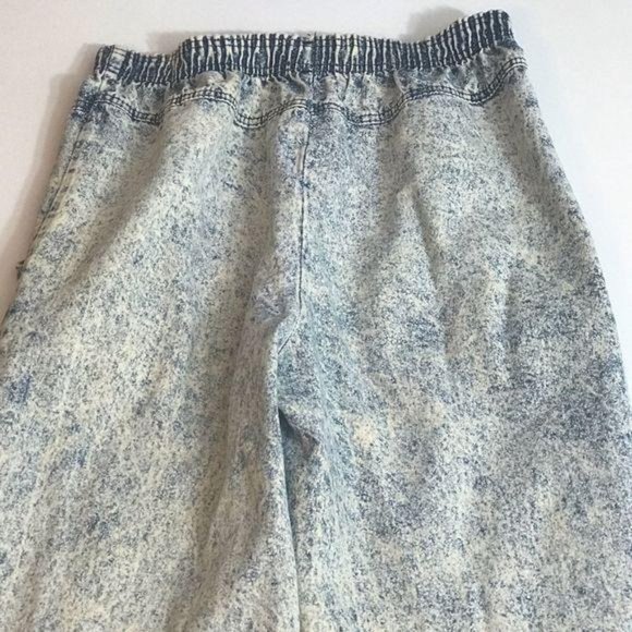 Vintage Acid Wash High Waist Pleated Jeans - Picture 6 of 12